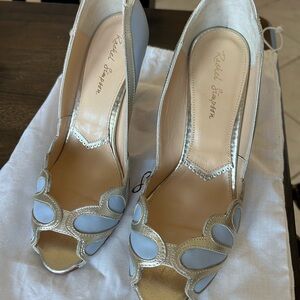 Rachel Simpson Blue Wedding Shoes